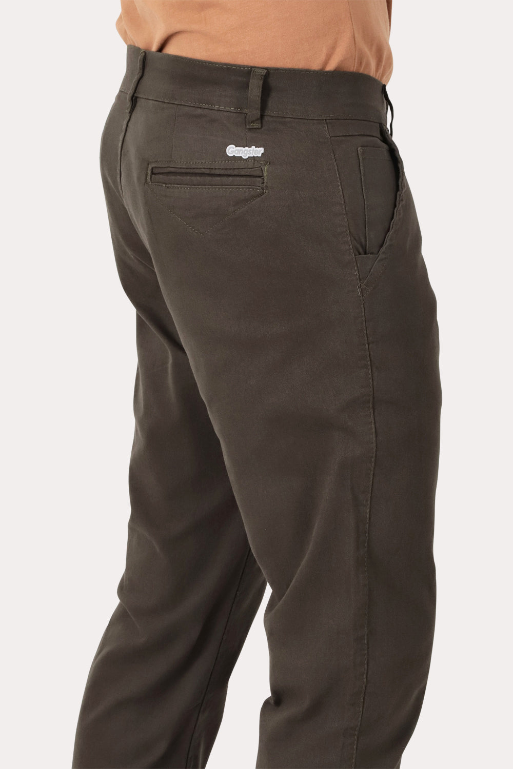 Pantalon Canvas Liso 0 VerdeGangster
