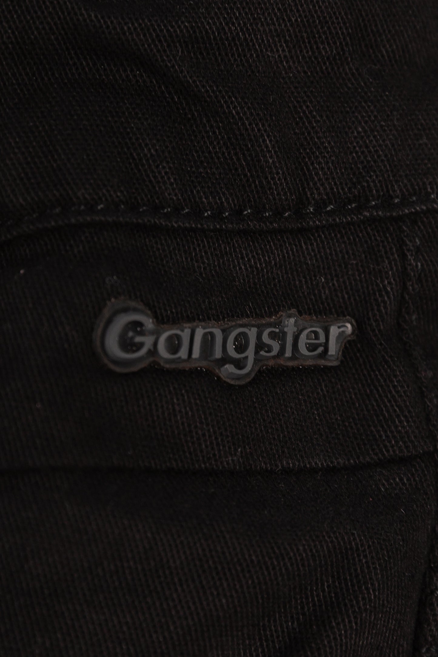 Pantalon Jogger Canvas 1 Negro Gangster