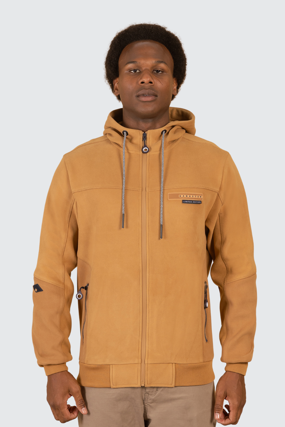 Poleron Full Zipper Tender Cafe Gangster