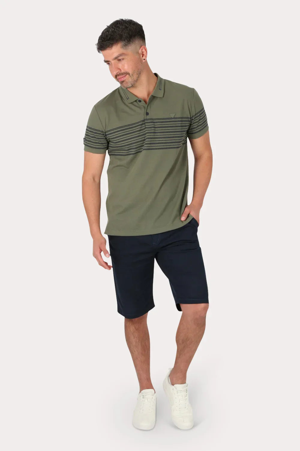 Polera Mc Polo Yard Dye Ace Verde Gangster