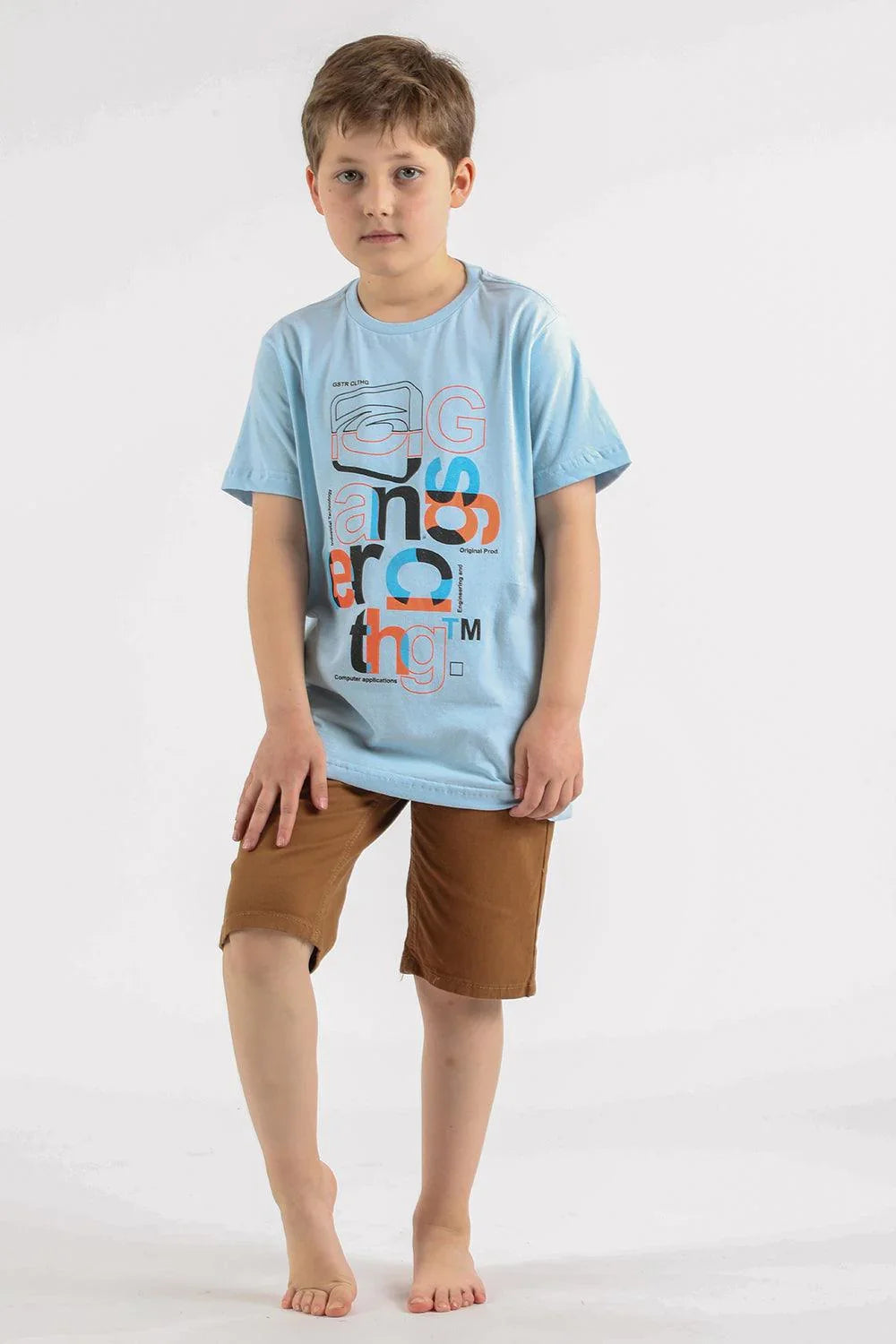 Teen Polera Mc Básica Treasure Celeste Gangster - Gangster