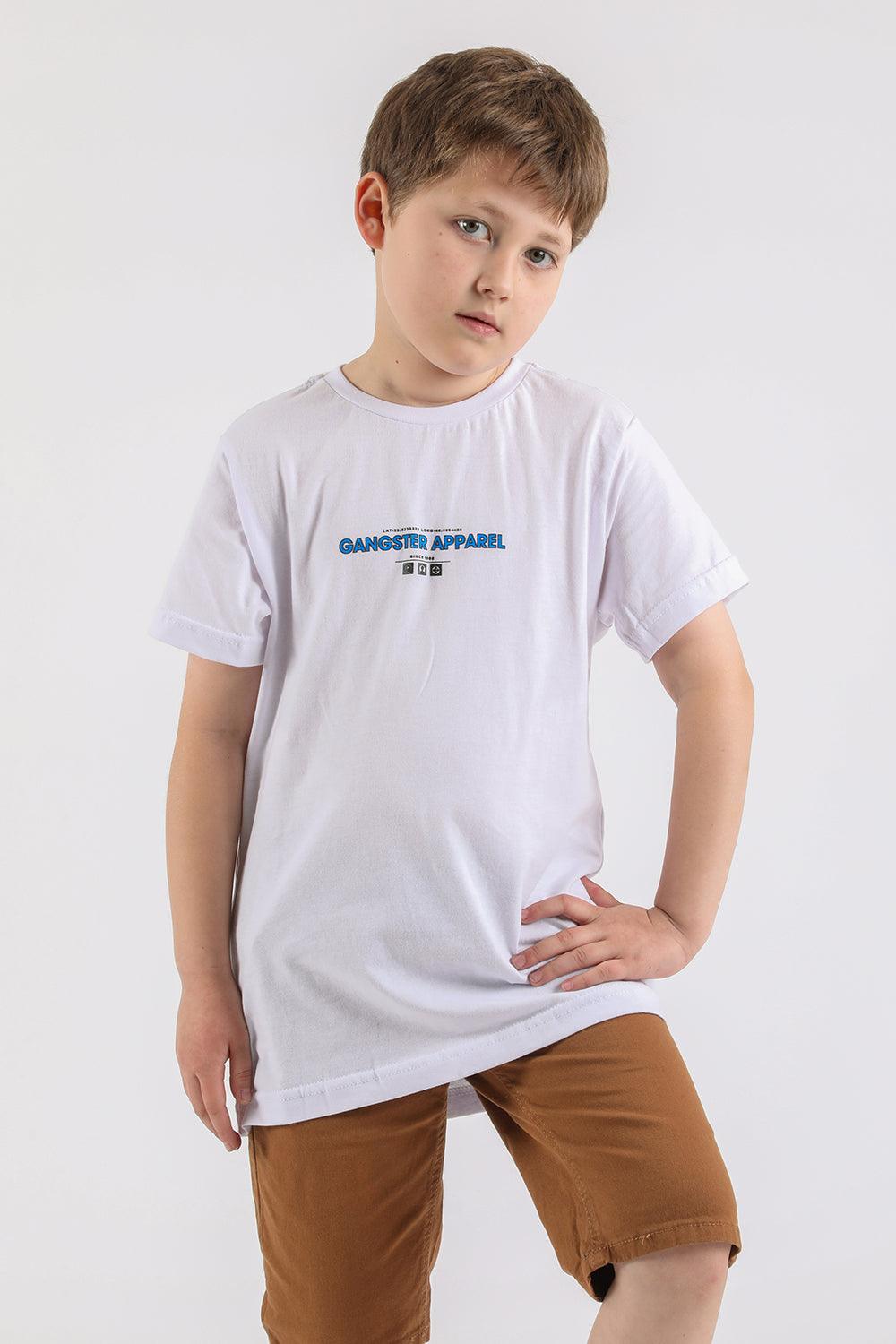 Teen Polera Mc Básica Montego Blanco Gangster - Gangster
