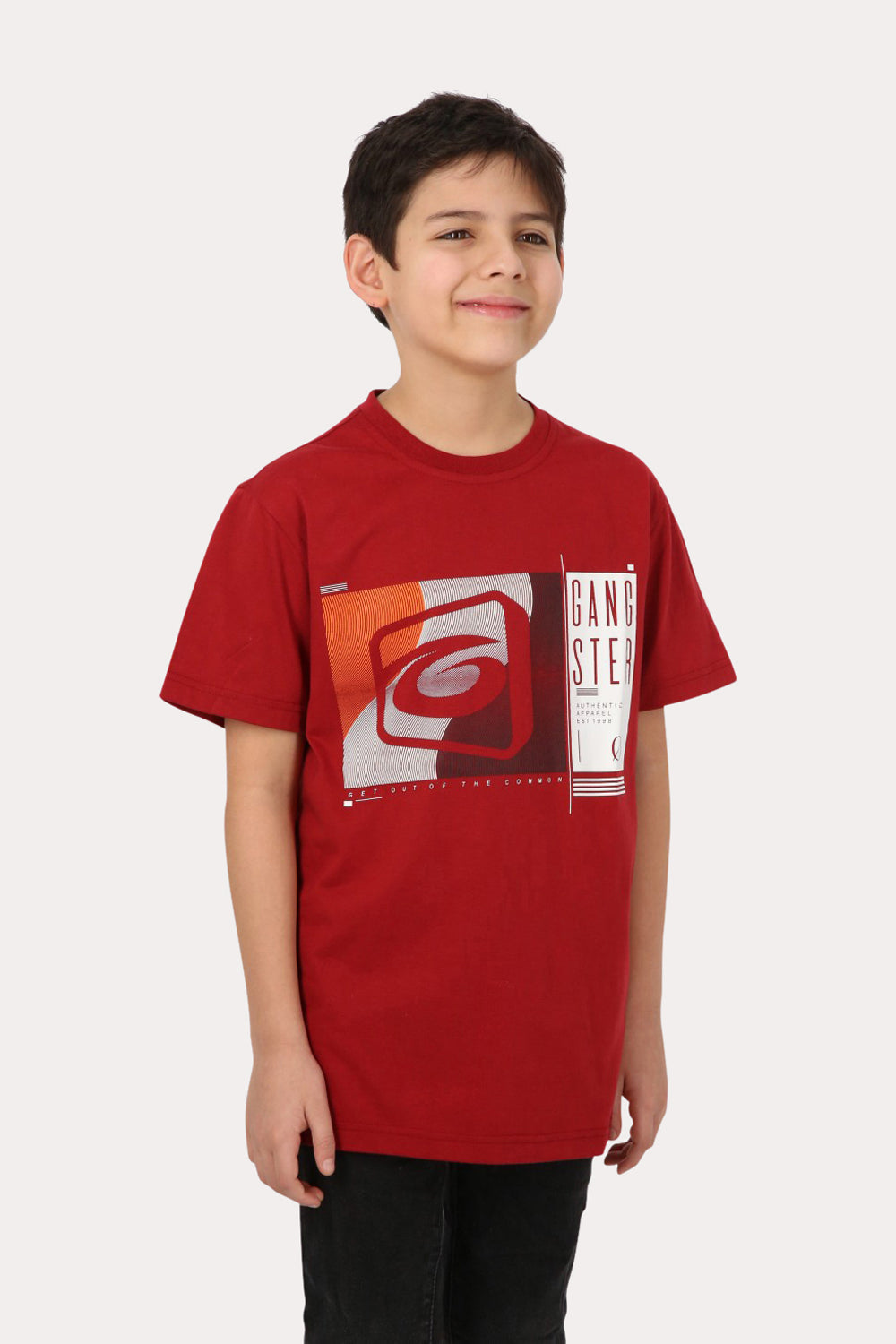 Teen Polera Mc Básica Saco Rojo Gangster