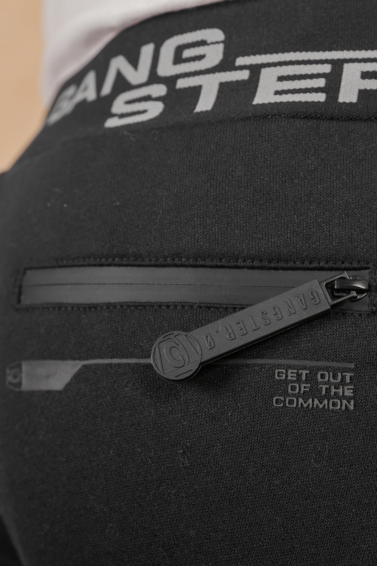 Teen Pantalon Jogger Cargo Negro Gangster