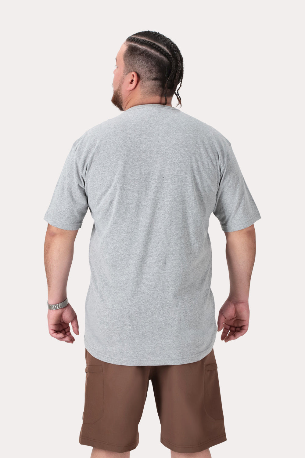 Plus Polera MC Basica Vine Gris