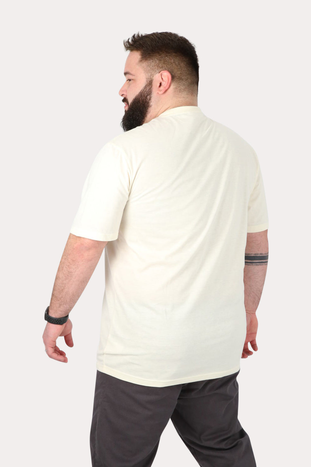 Plus Polera Mc Básica Atalaia Blanco Gangster