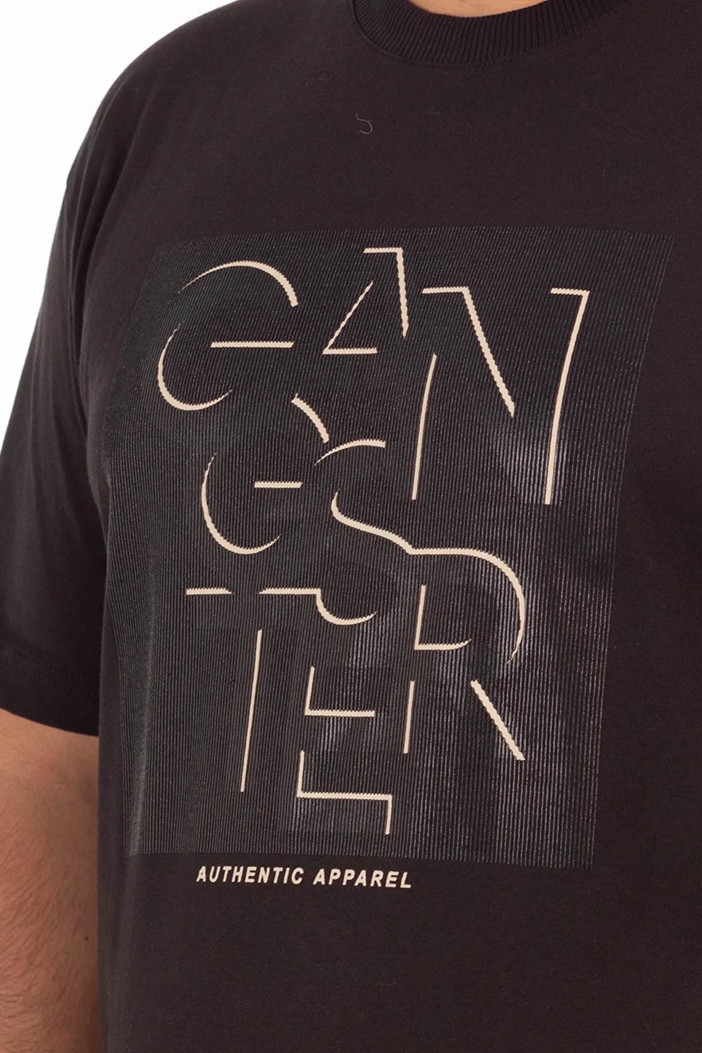 Plus Polera MC Basica Pacific Negro - Gangster