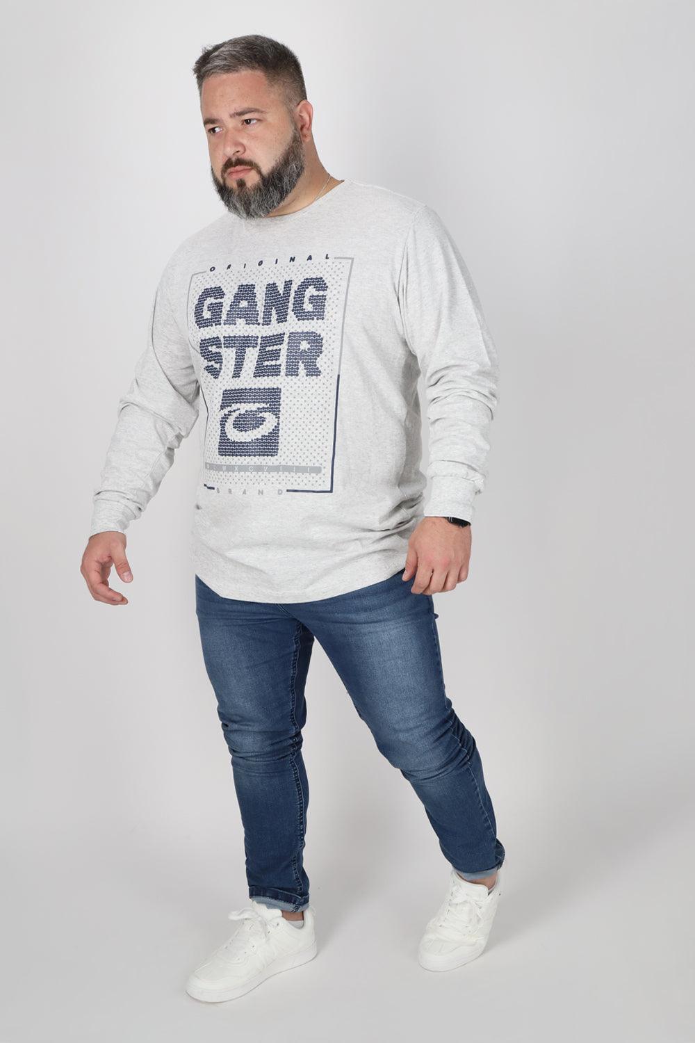 Plus Polera Manga Larga Fore Arena Gangster - Gangster