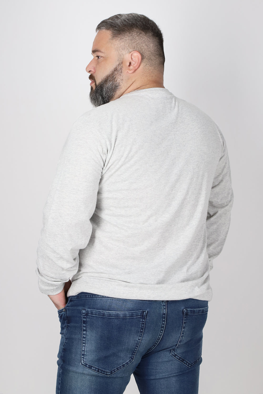 Plus Polera Manga Larga Head Arena Gangster