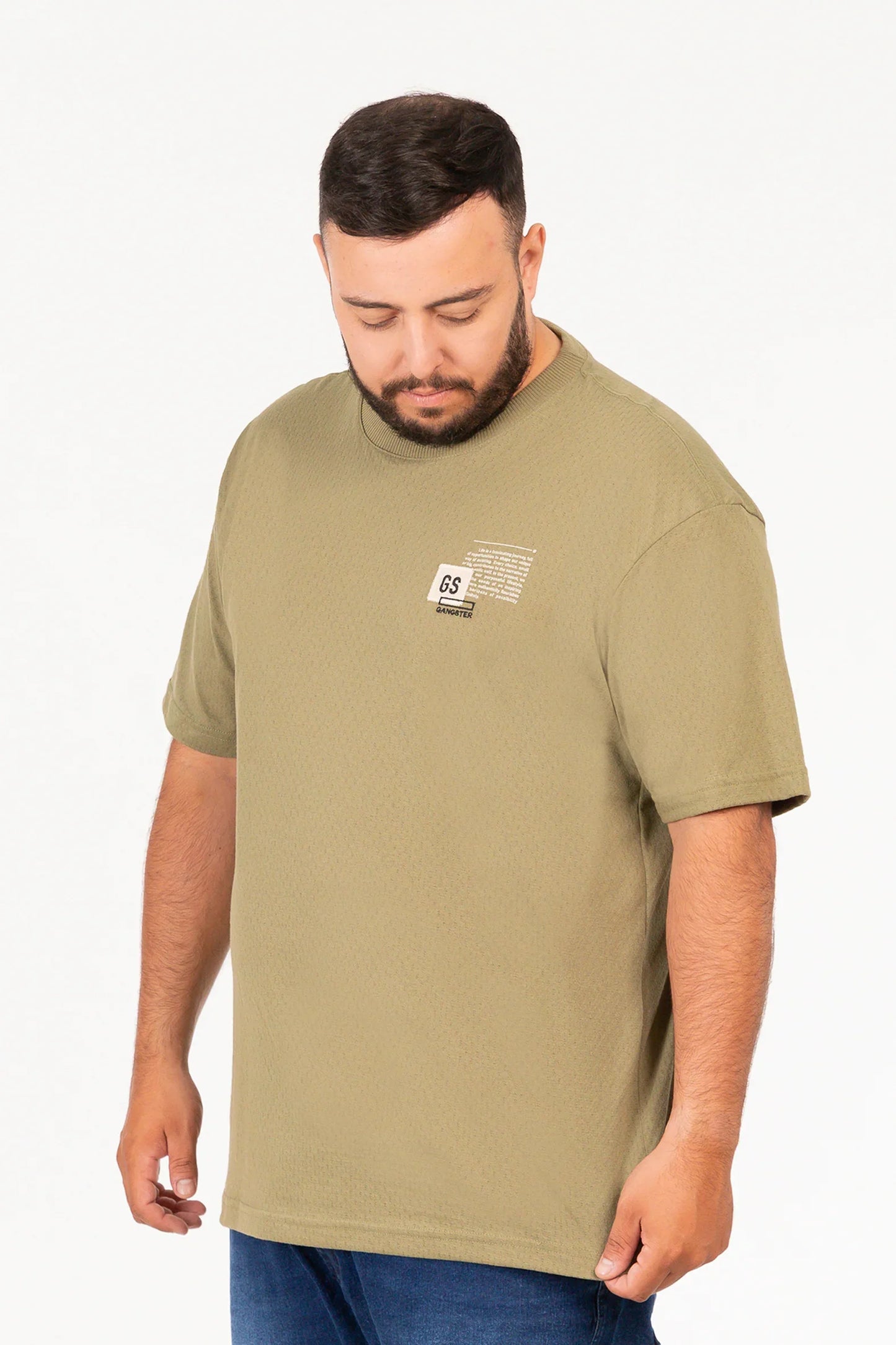 Plus Polera MC Textura Ranch Verde