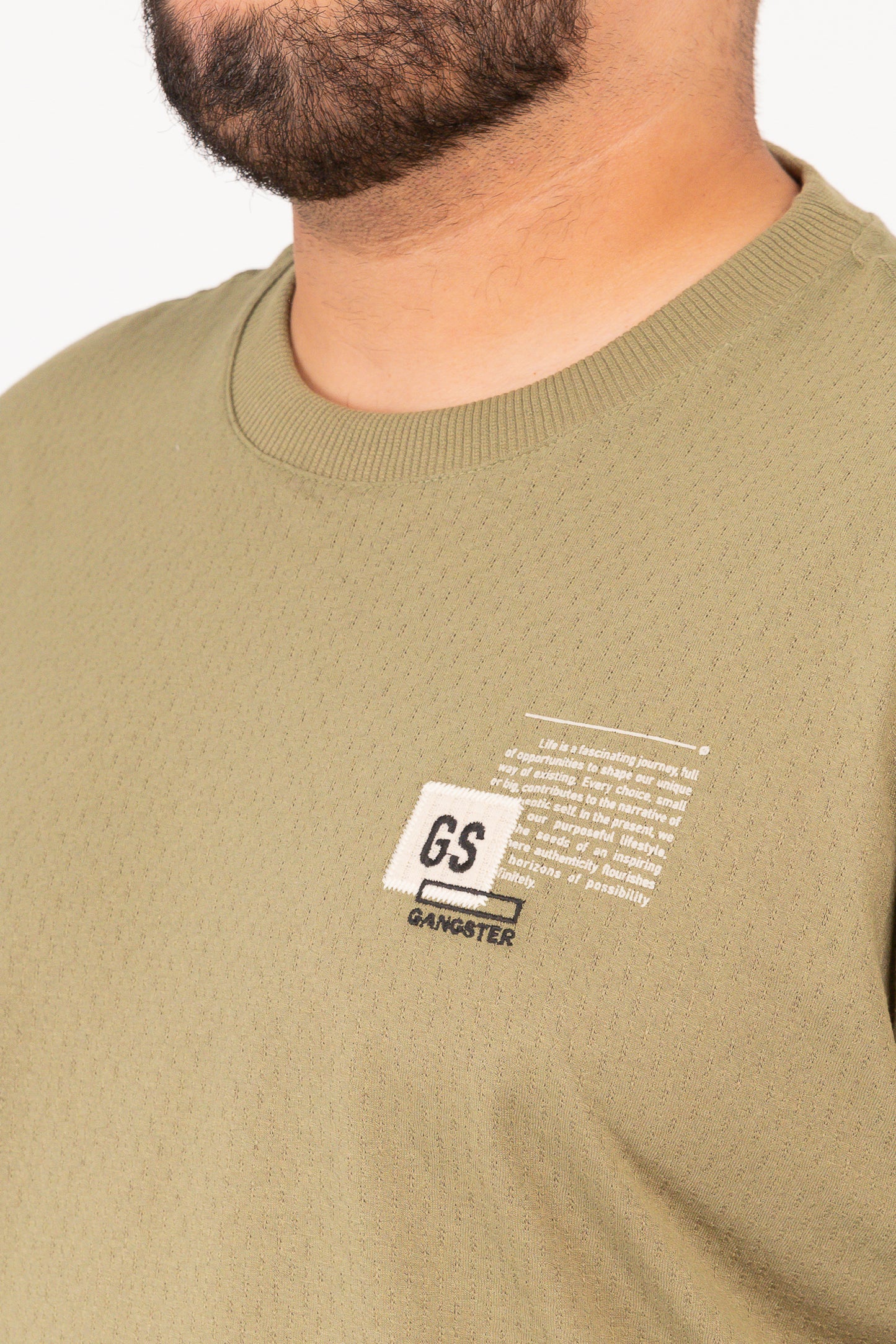 Plus Polera MC Textura Ranch Verde
