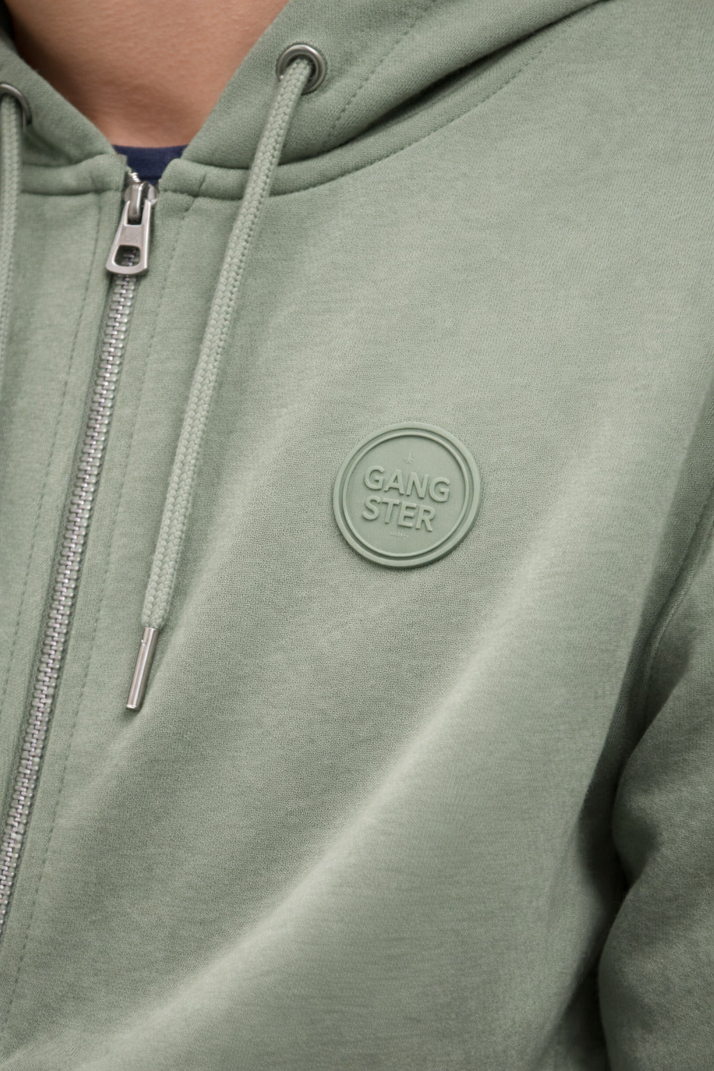 Plus Poleron Fullzipper Step Verde Oliva