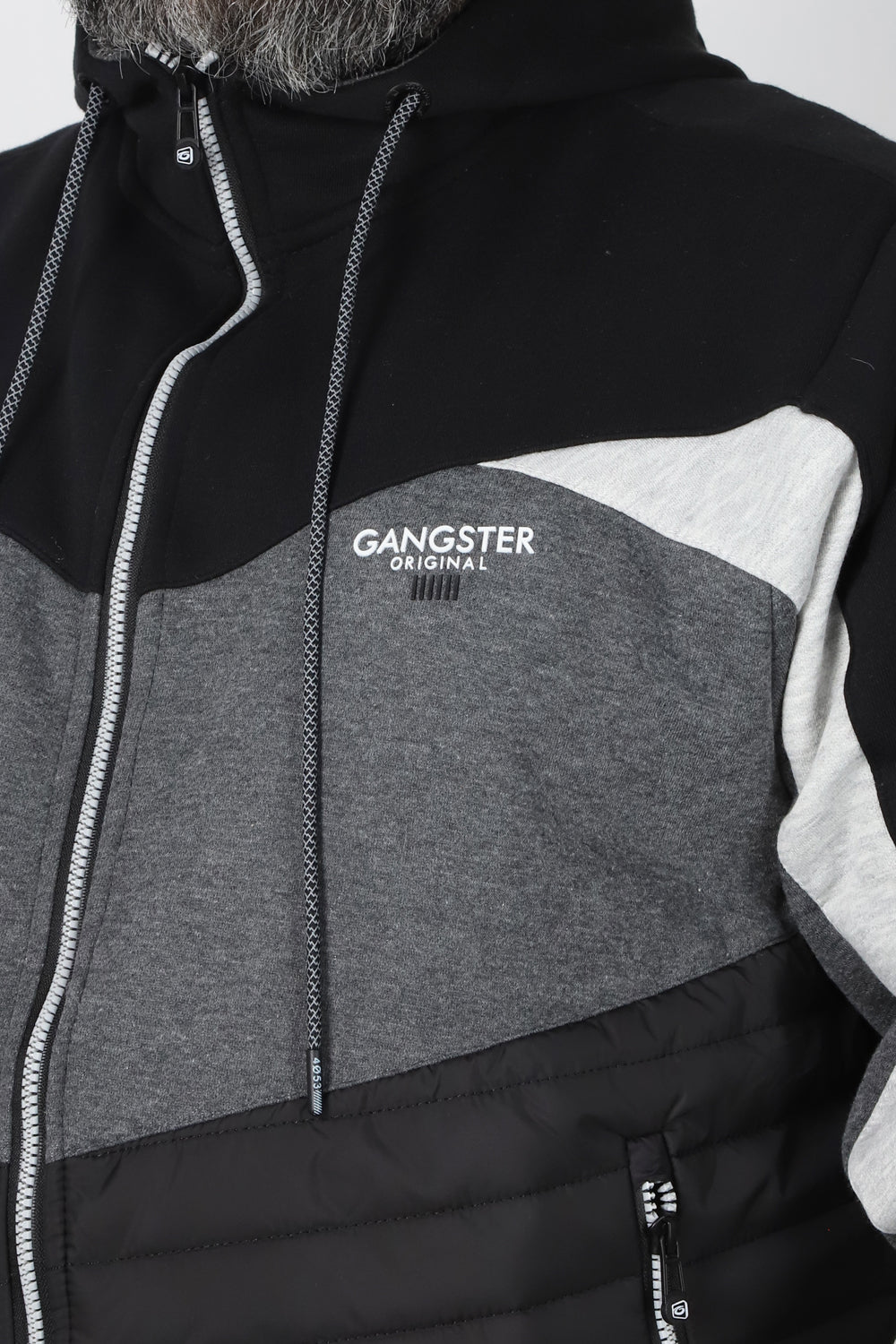 Plus Chaqueta Híbrida Fusion Negro Gangster