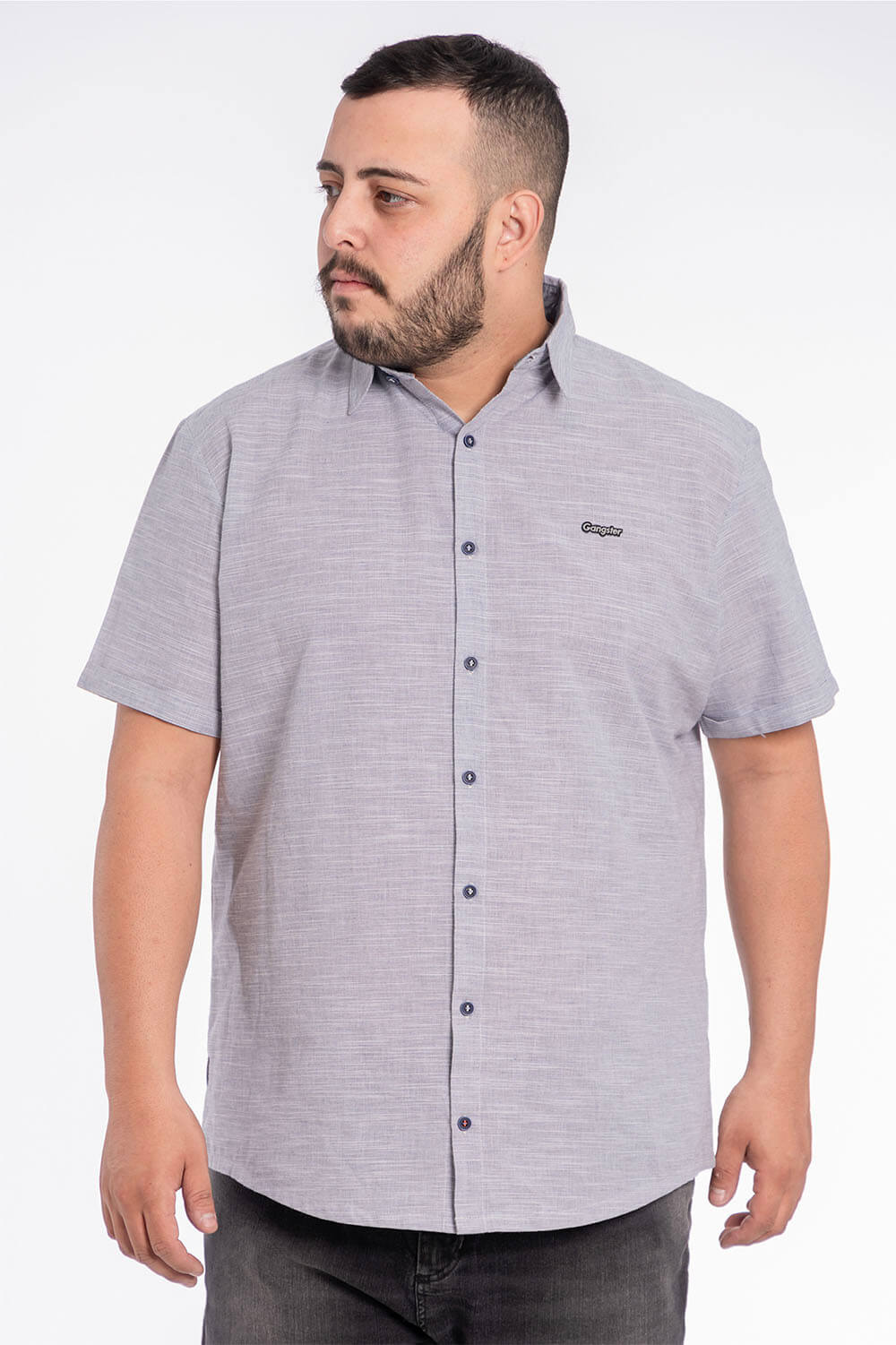 Plus Camisa Mc Nungwi Azul Gangster