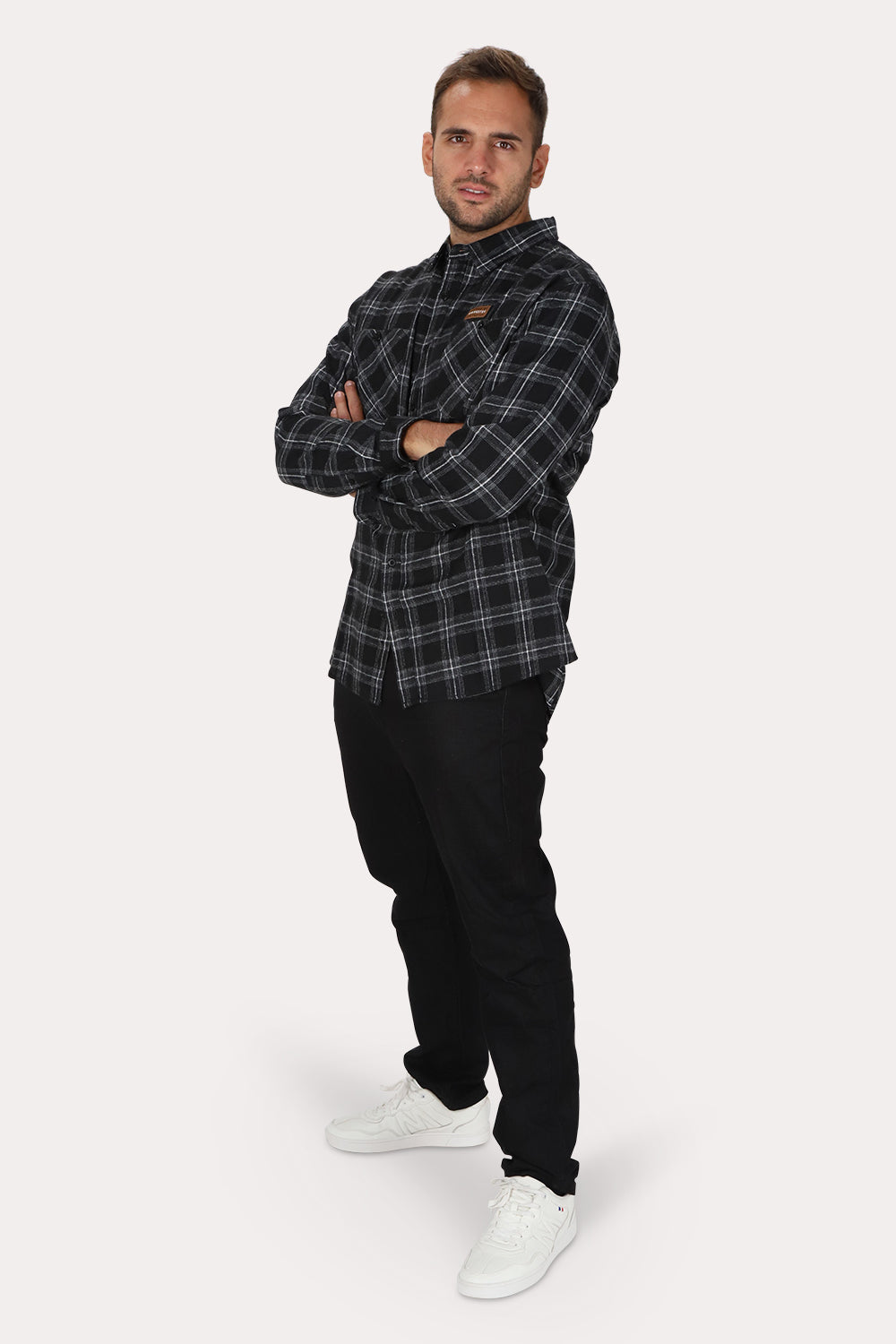 Plus Camisa ML Nomad Negro Gangster