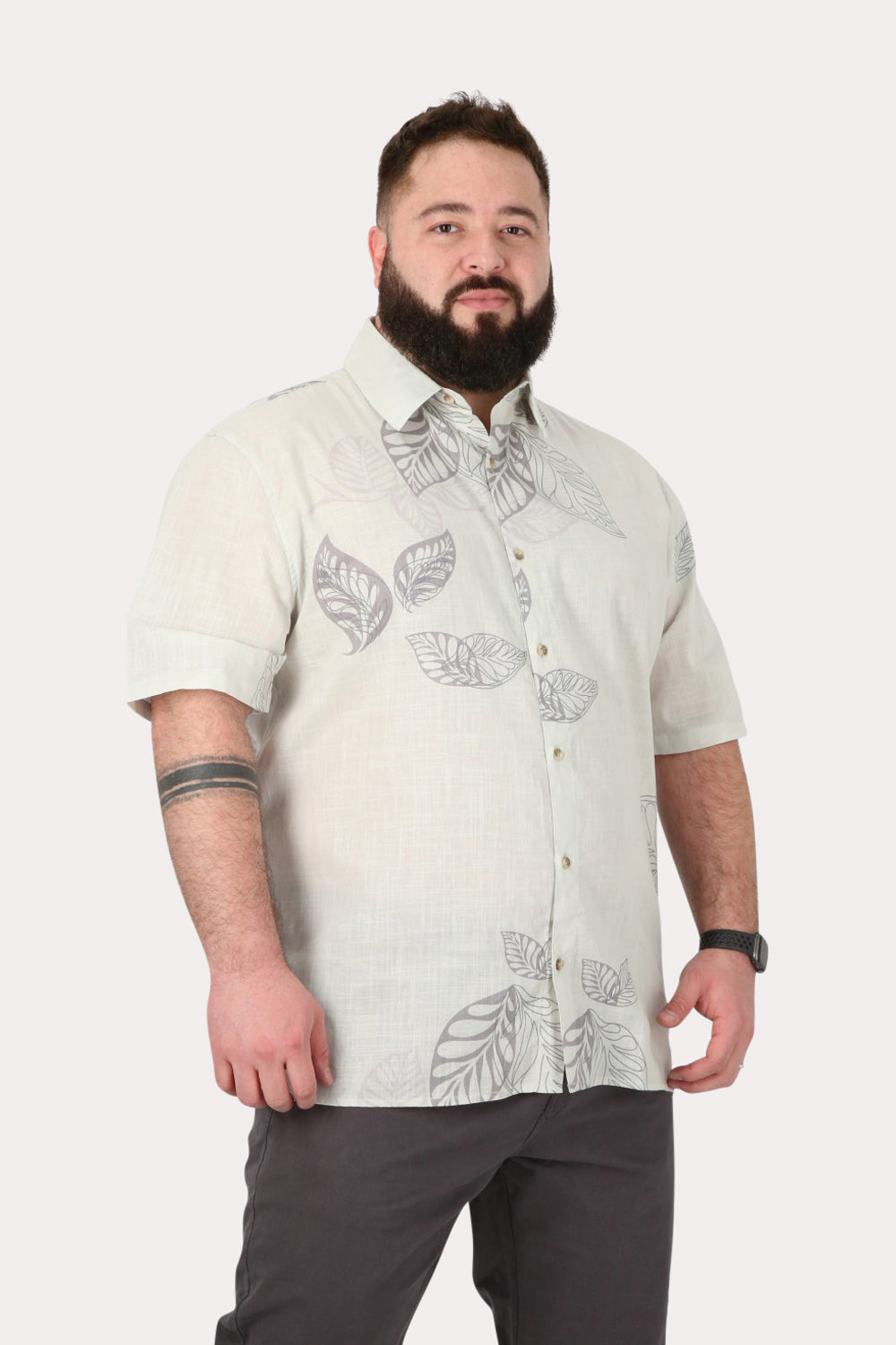 Plus Camisa Mc Algodón Lagoa Verde Gangster