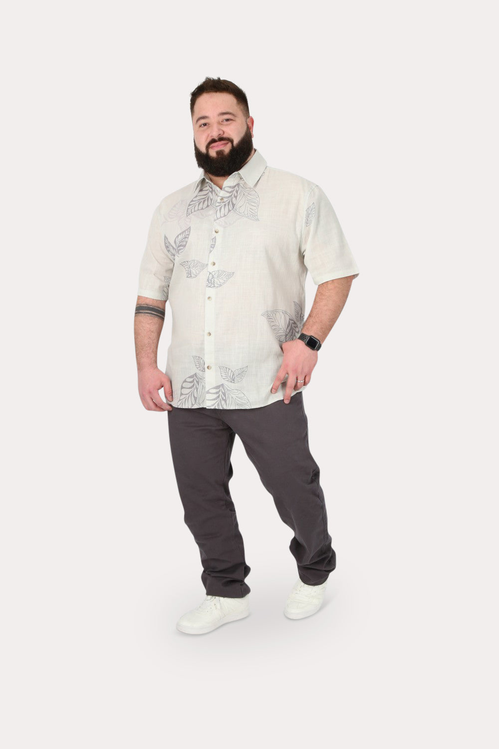 Plus Camisa Mc Algodón Lagoa Verde Gangster