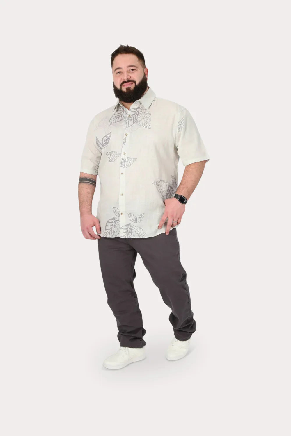 Plus Camisa Mc Algodón Lagoa Verde Gangster - Gangster