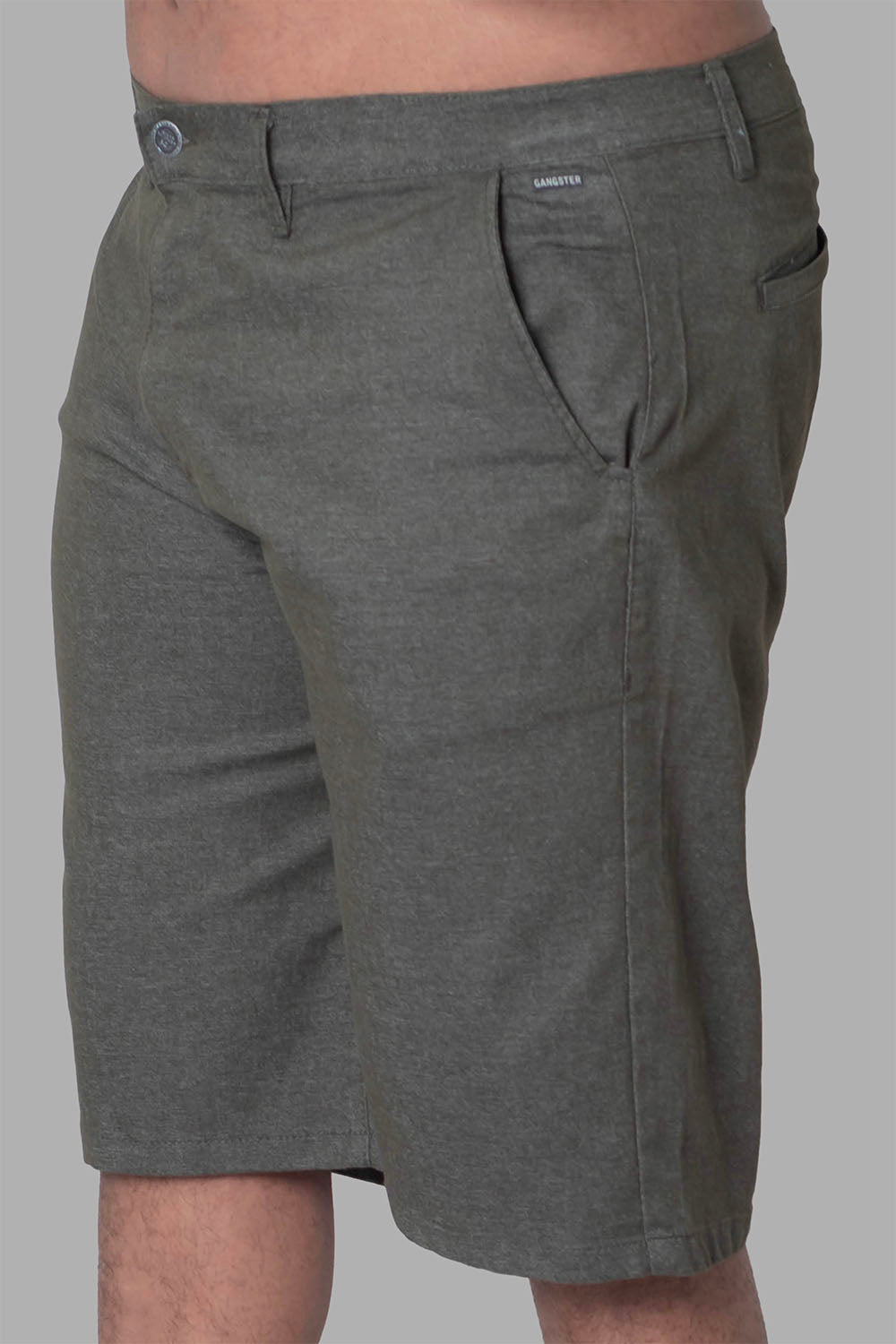 Plus Short Canvas Wide F Gris