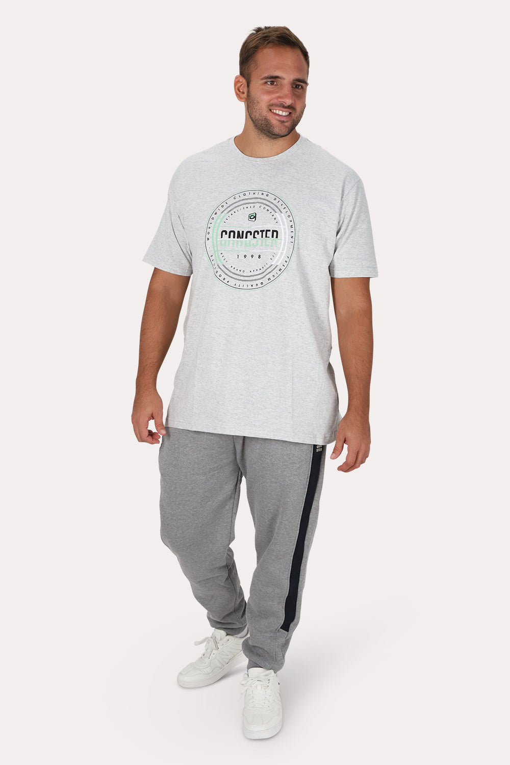 Plus Pantalon Jogger Primary Gris Gangster