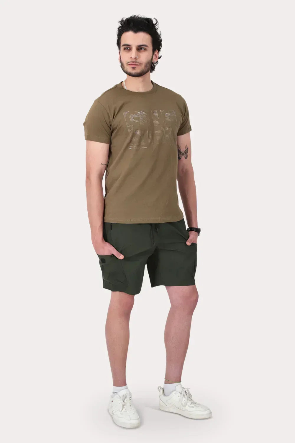 Bermuda Canvas Cargo Waterloo Verde Oscuro - Gangster