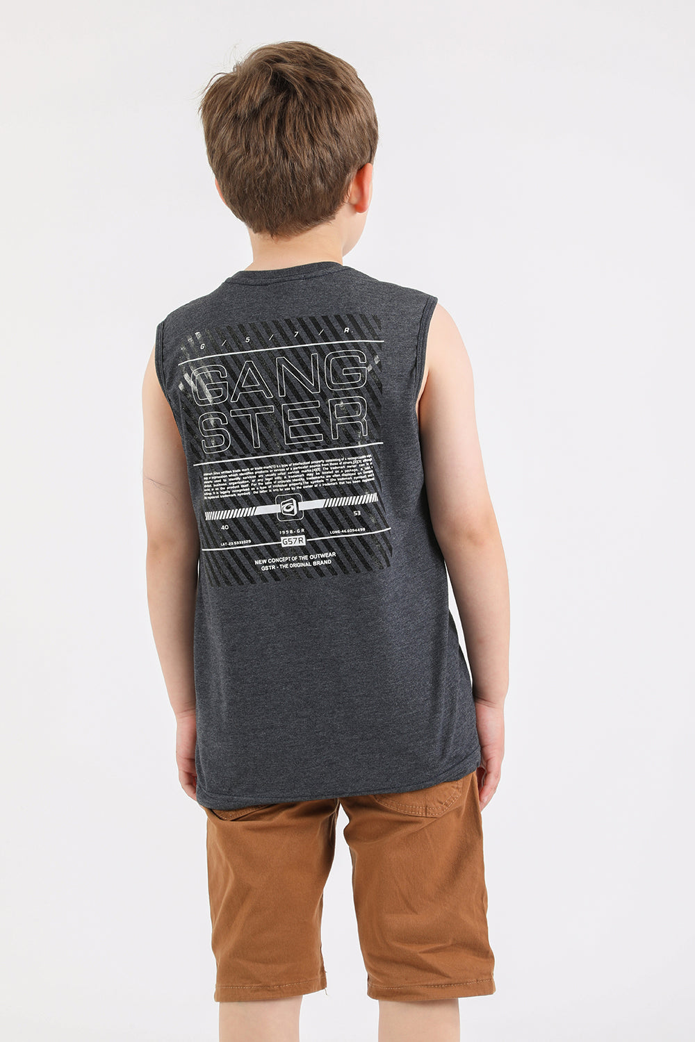 Teen Polera Sm Chapter Gris Gangster