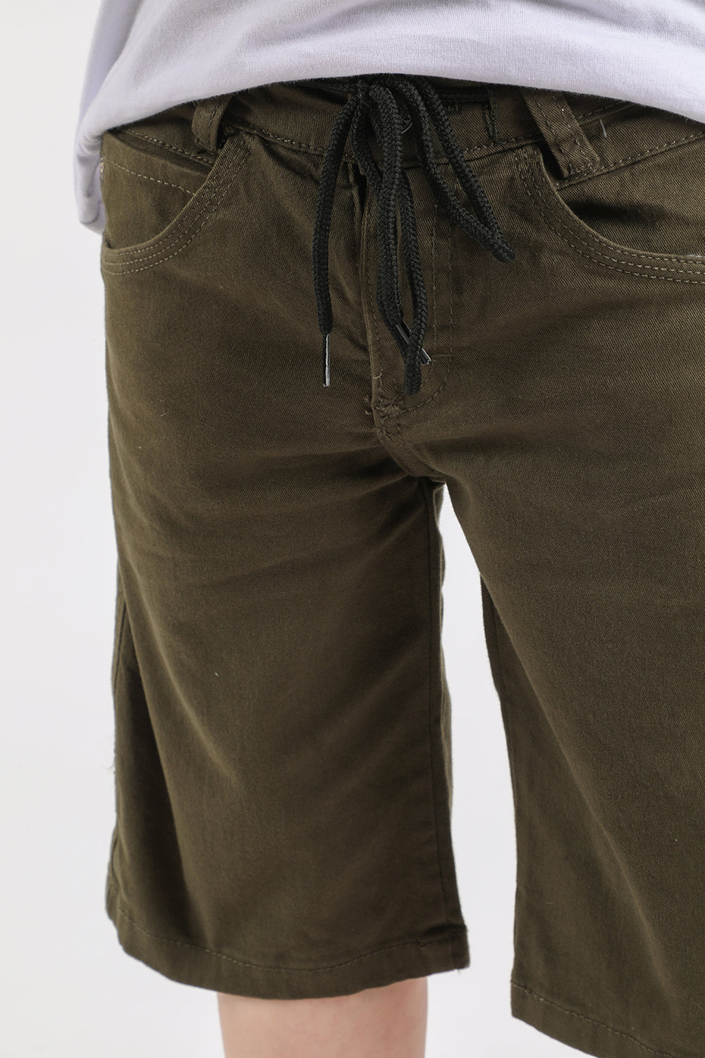 Teen Short Canvas Frontcord Verde Gangster