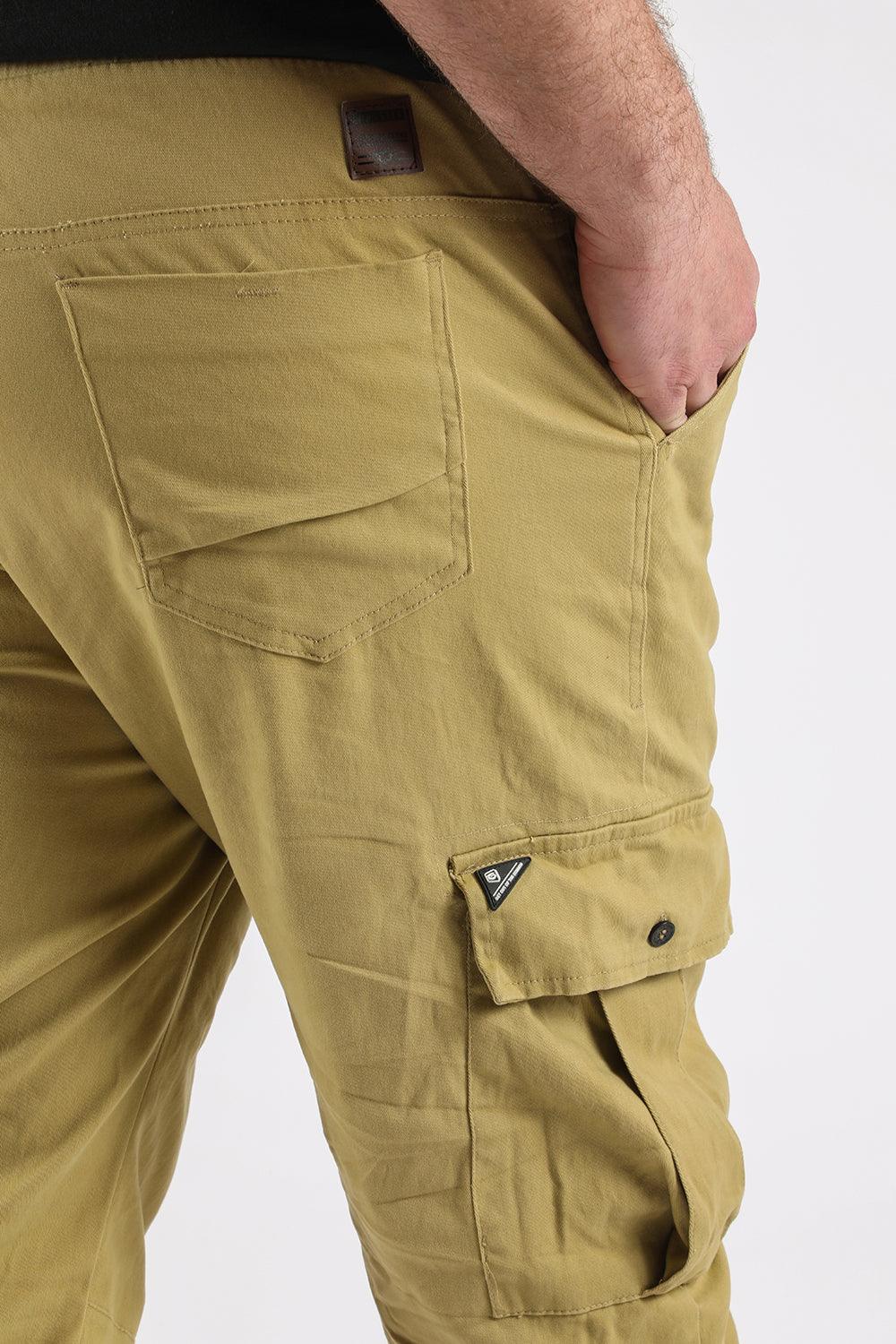 Plus Pantalon Jogger Canvas Parachute Kaki Gangster - Gangster