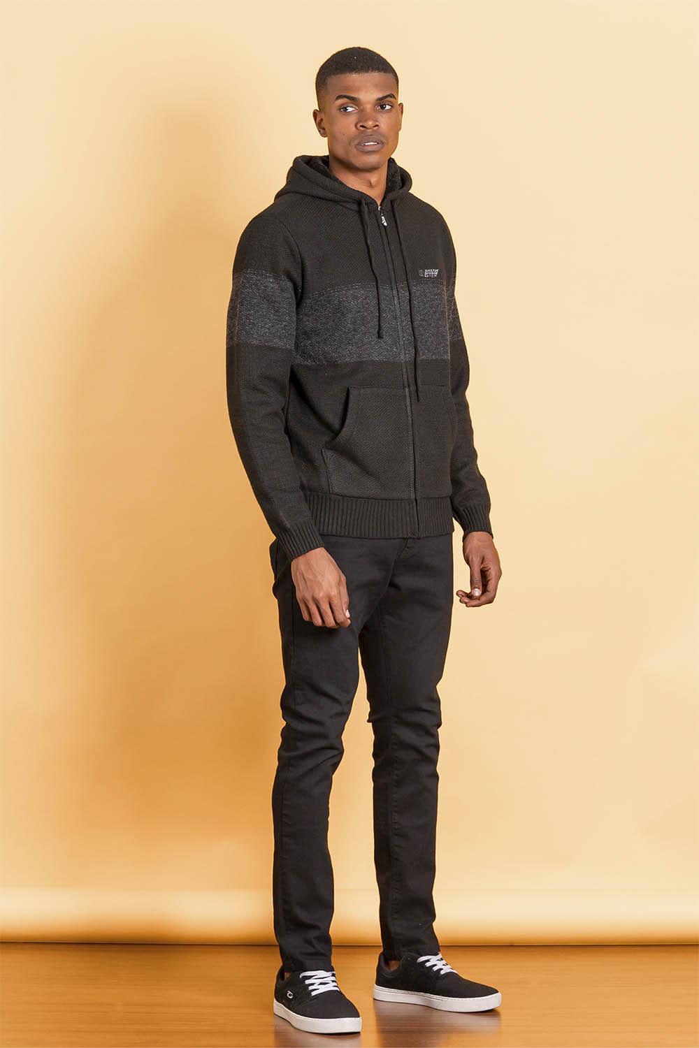 Chaleco Sherpa Full Zipper Warmly Gris Gangster - Gangster