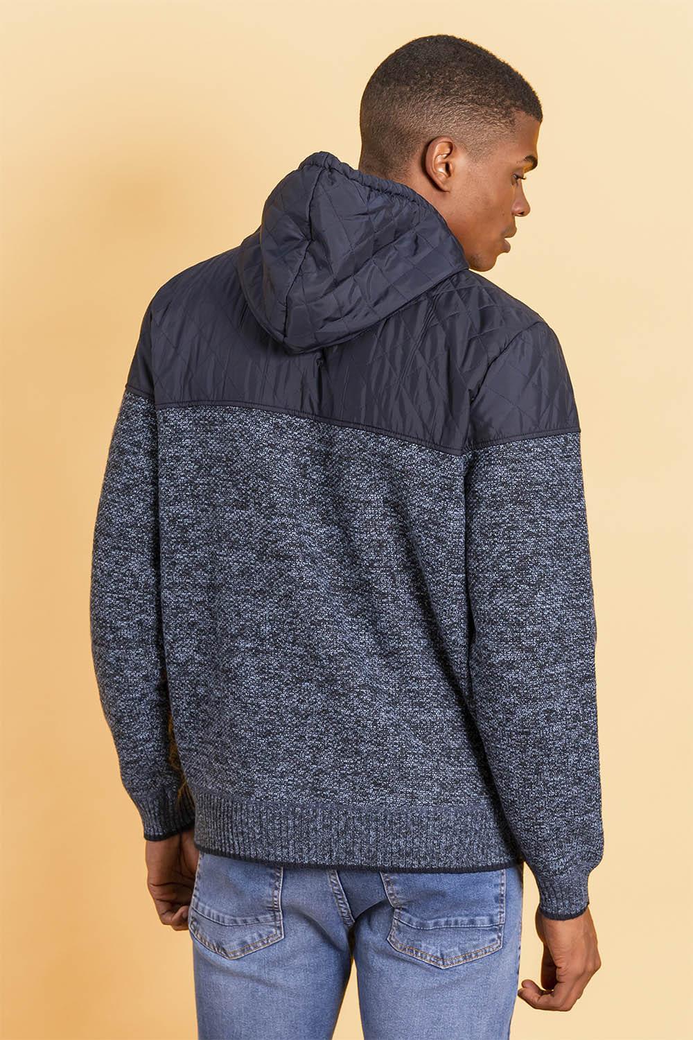 Chaleco Sherpa Full Zipper Distinguish Azul Gangster - Gangster