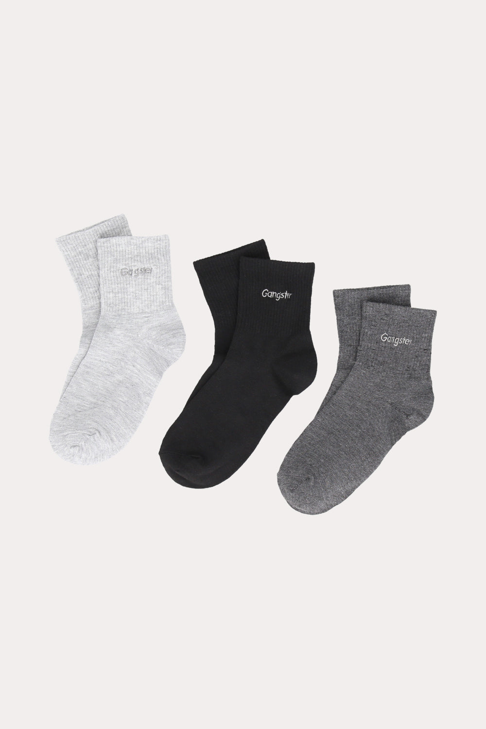 Pack 3 Calcetines Largos Colores Surtidos Gangster