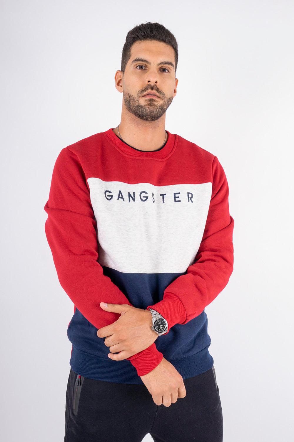 Polerón Crew Fleece Fundamental Rojo Gangster - Gangster