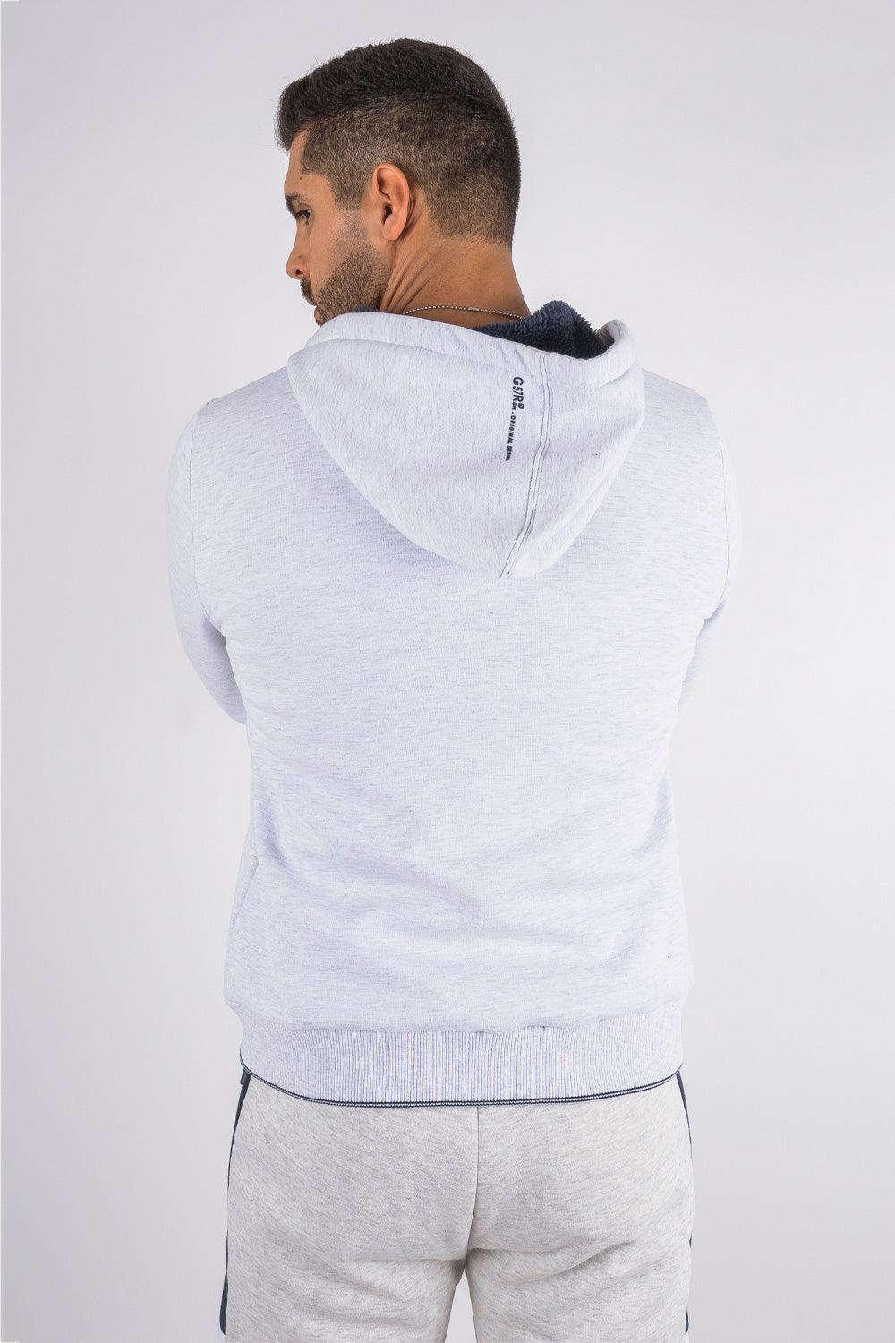 Polerón Full Zipper Sherpa Layer Beige Gangster - Gangster