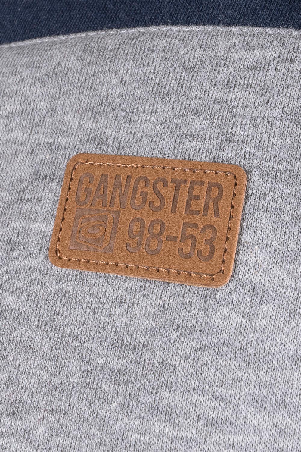 Polerón Full Zipper Fleece Community Azul Gangster - Gangster