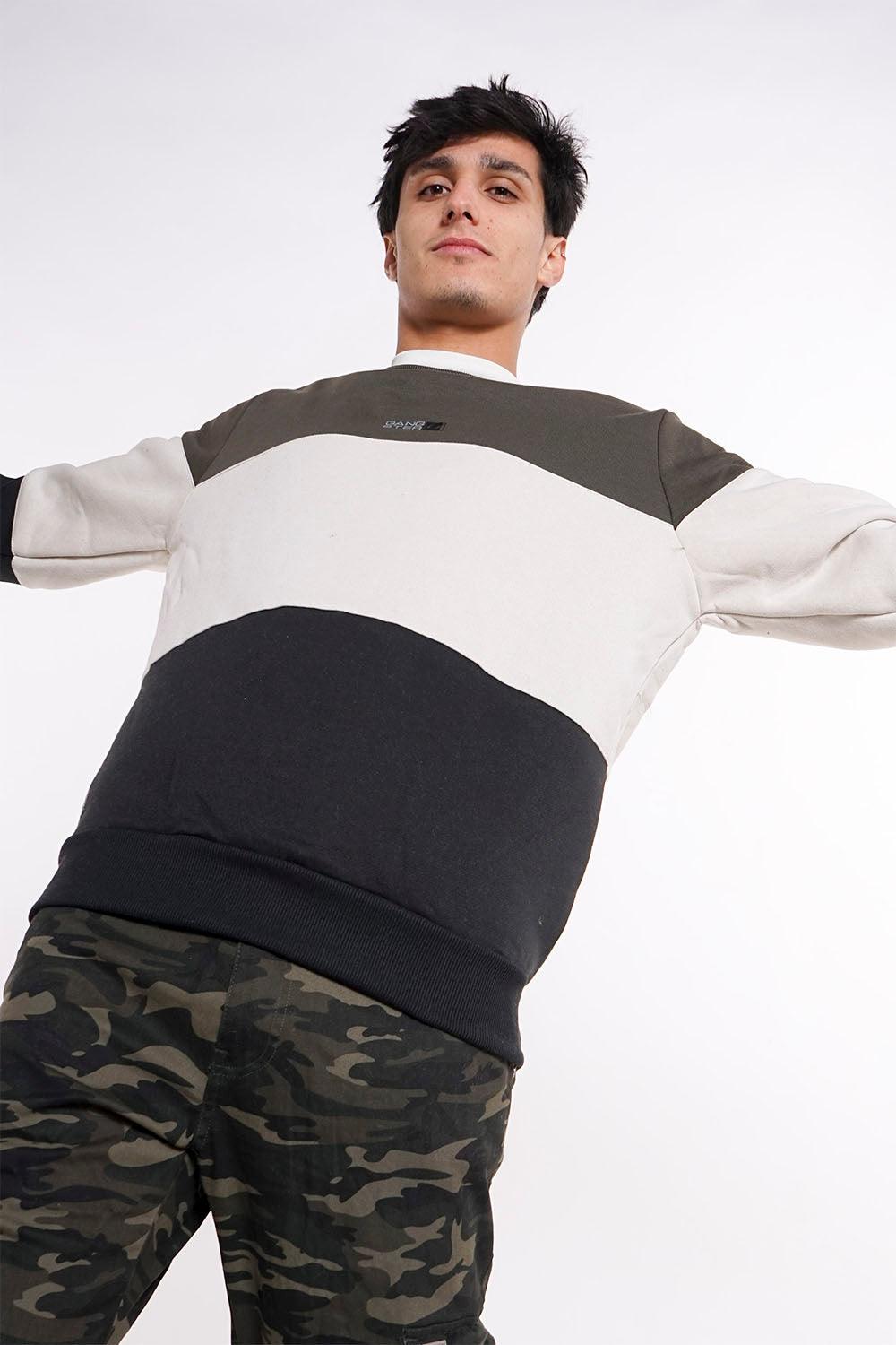 Polerón Crew Fleece Core Verde Gangster - Gangster