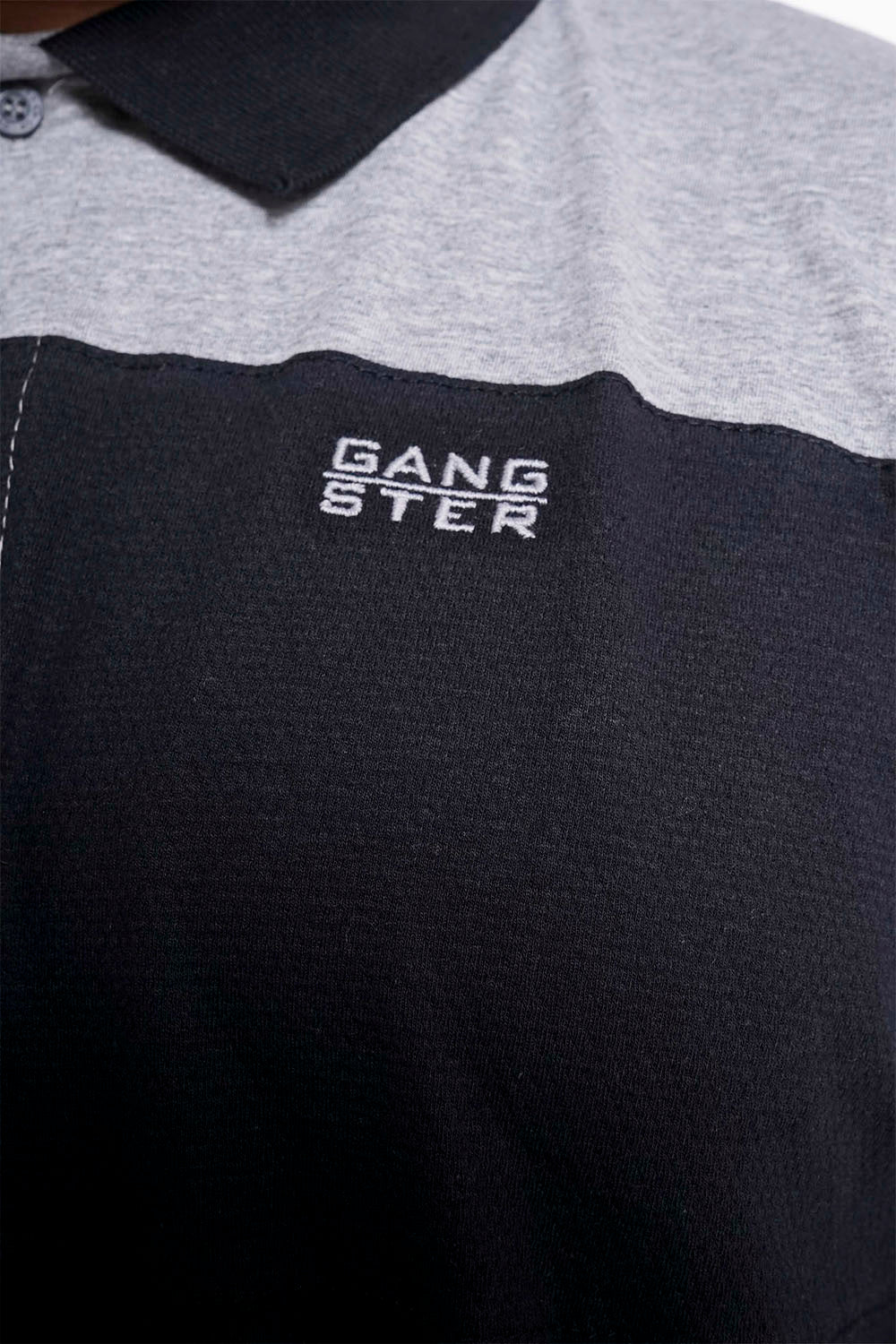 Plus Polera Cuello Academy Gris Gangster