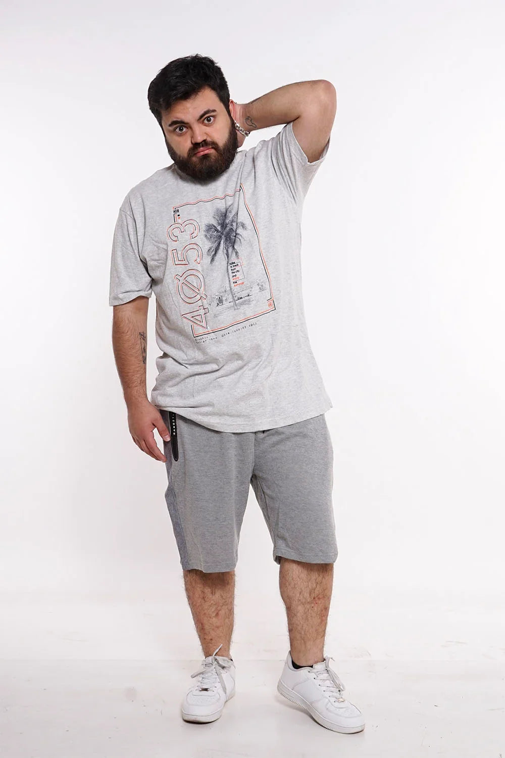 Plus Polera Mc Básica 4053G Arena Gangster - Gangster