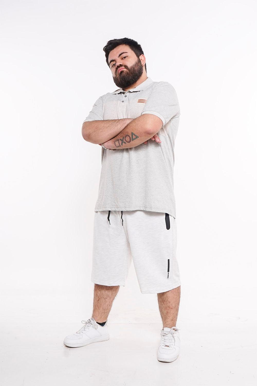 Plus Polera Cuello Destroy Beige Gangster - Gangster