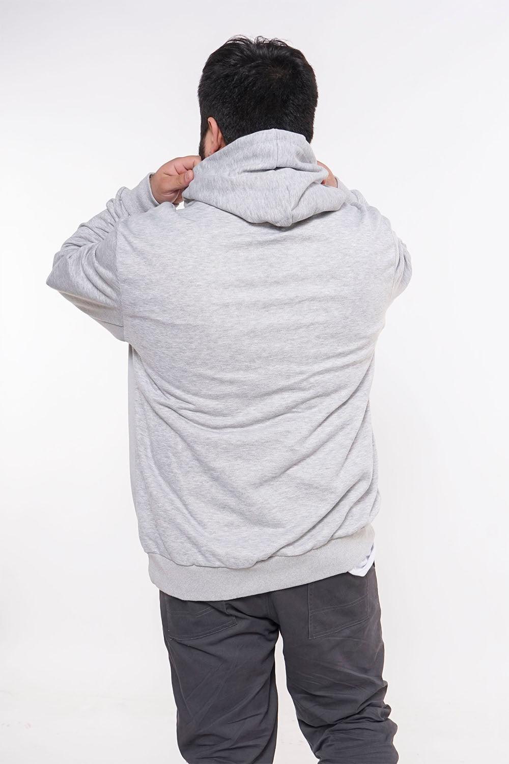 Plus Poleron Hoodie Core Gris Gangster - Gangster