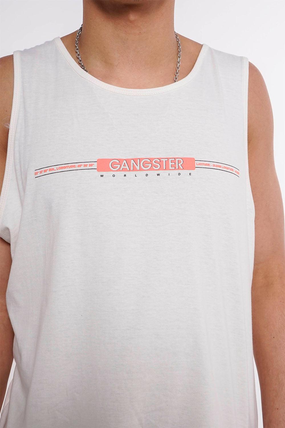Polera Sm Rings Blanco Gangster - Gangster