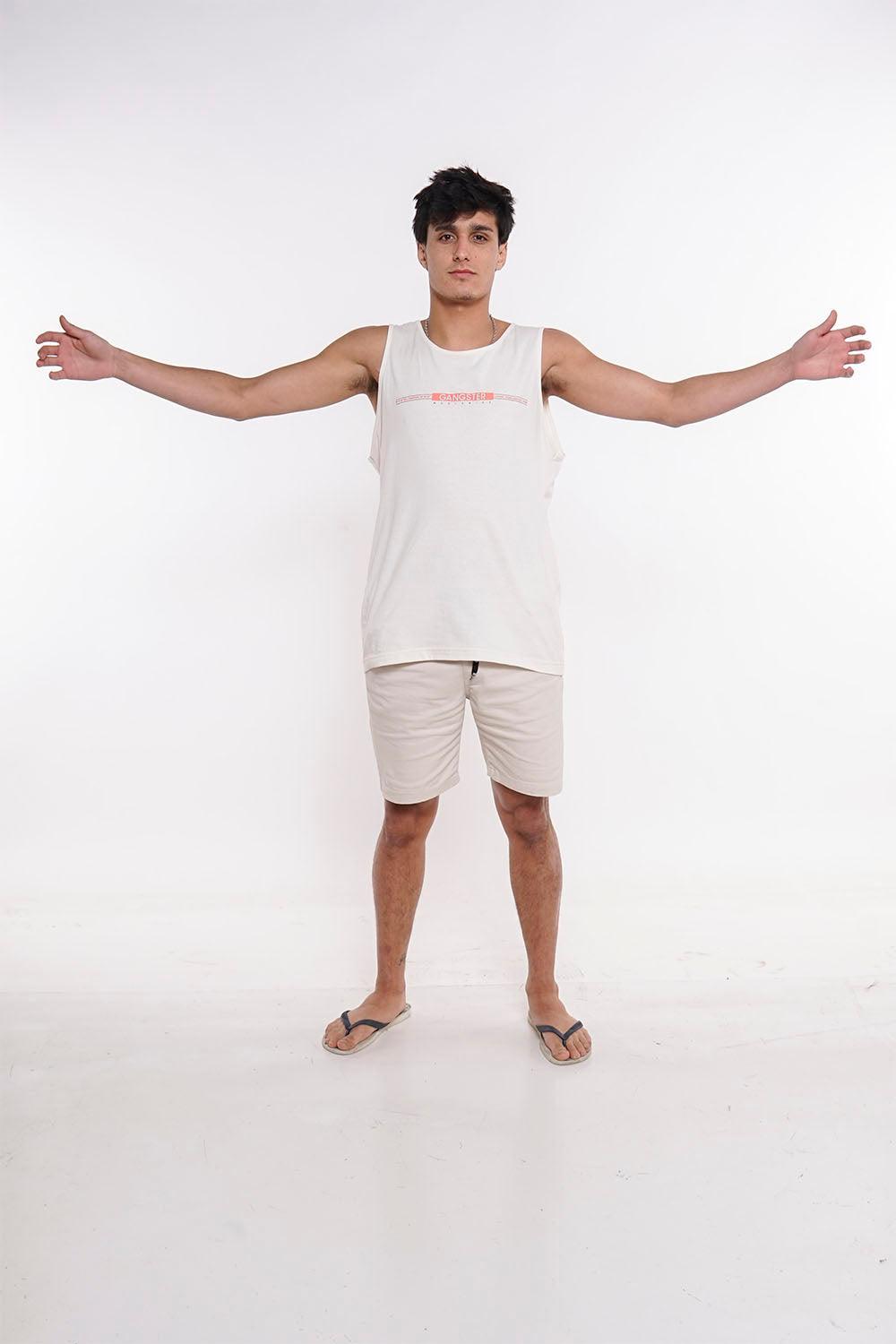 Polera Sm Rings Blanco Gangster - Gangster