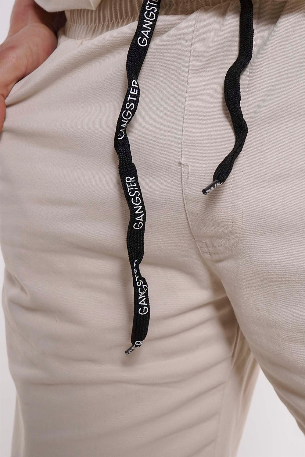 Short Canvas Liso Beige Gangster