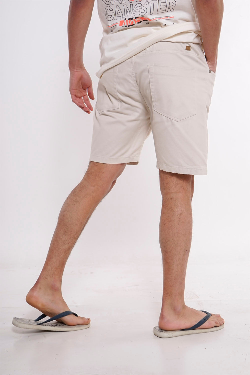 Short Canvas Liso Beige Gangster