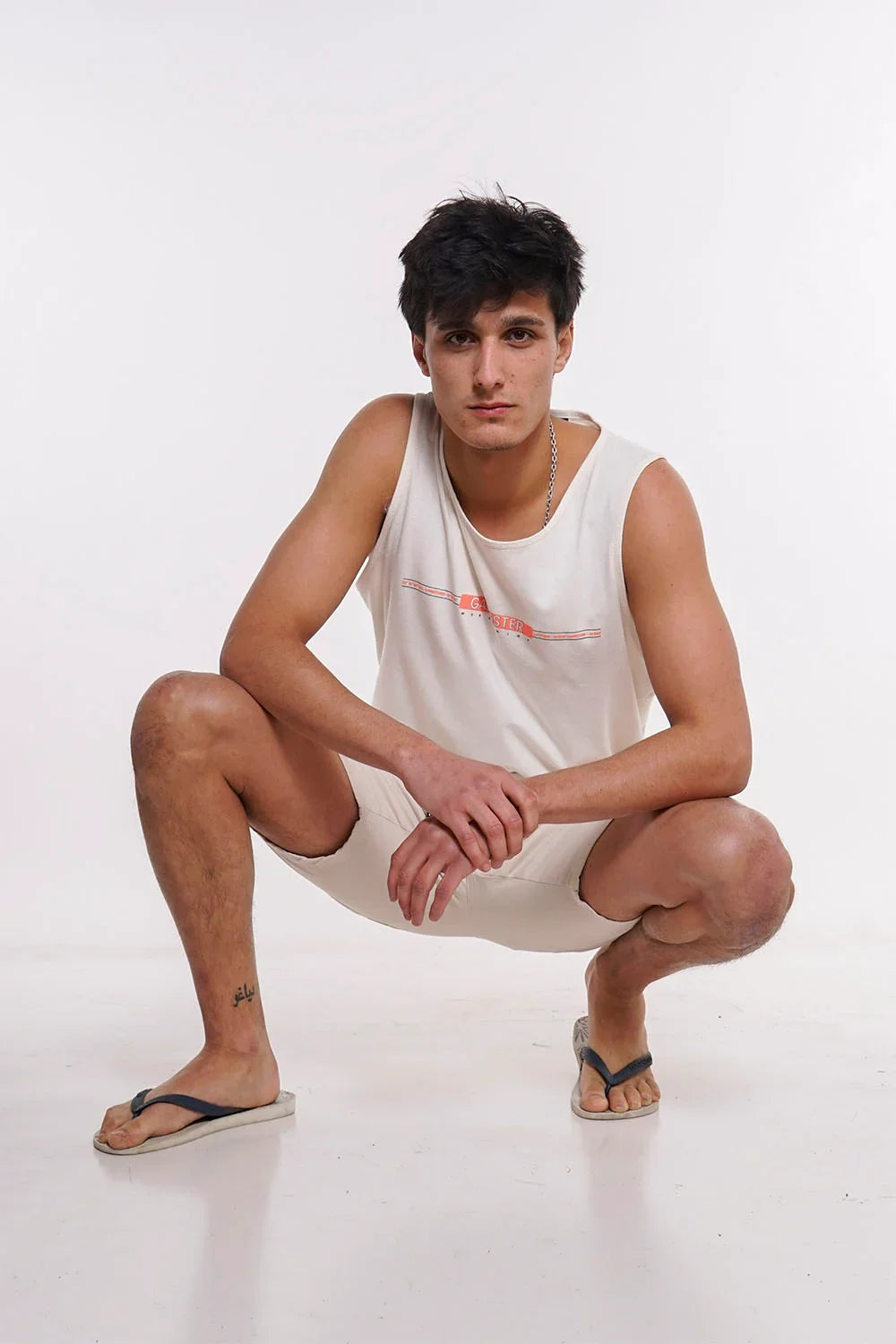 Short Canvas Liso Beige Gangster