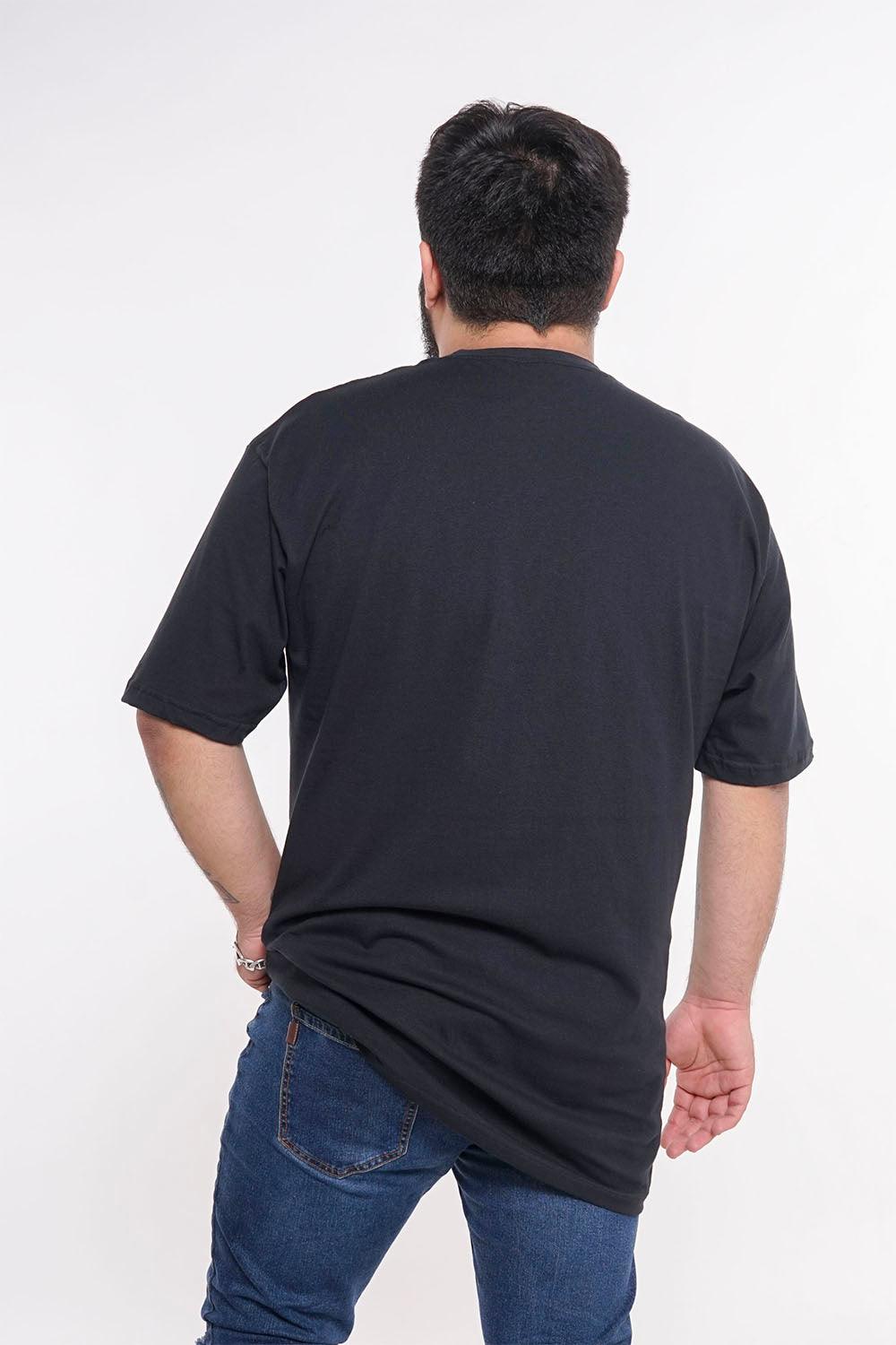 Plus Polera Mc Básica Caut Negro Gangster - Gangster