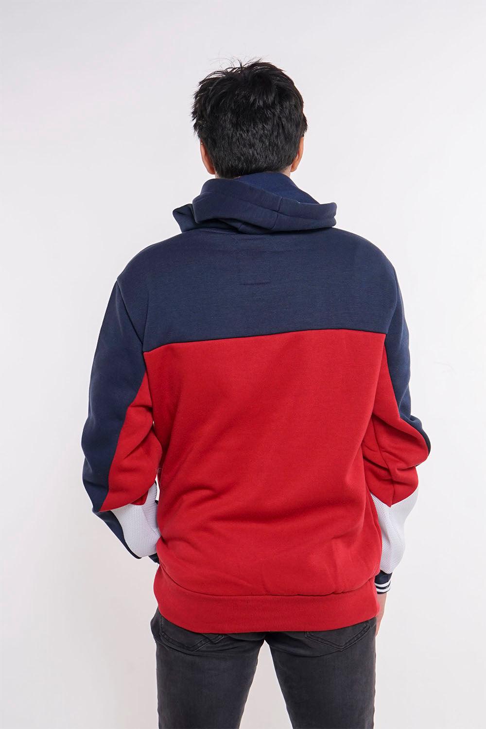 Polerón Hoodie Fleece Locked Azul Gangster - Gangster