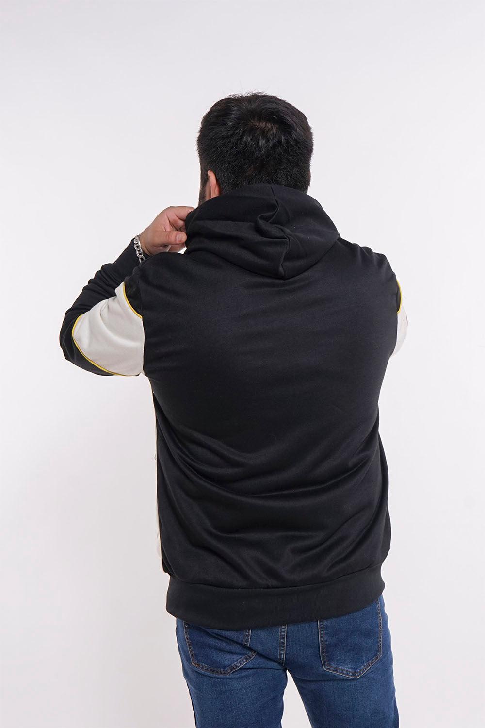 Plus Poleron Full Zipper Evolution Negro - Gangster