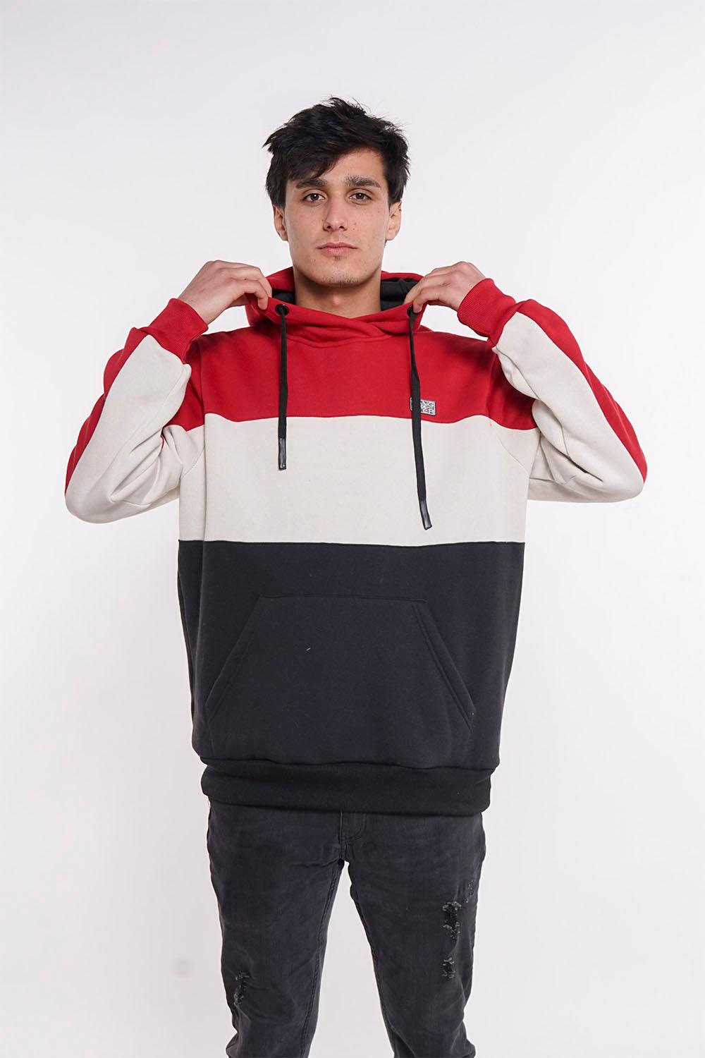 Polerón Hoodie Fleece Journal Rojo Gangster - Gangster