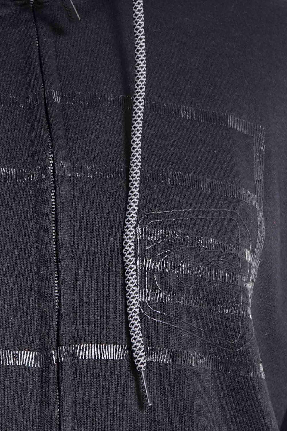 Poleron Full Zipper Sili Negro Gangster - Gangster