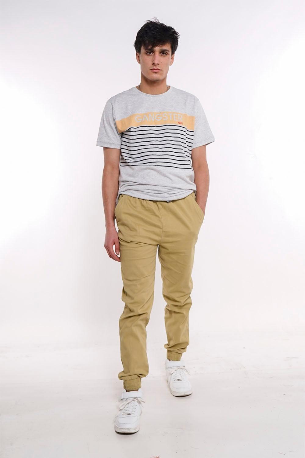Pantalon Jogger Canvas Over Kaki Gangster - Gangster